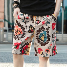 Load image into Gallery viewer, Summer fashion high quality pure cotton linen beach pants