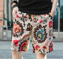 Load image into Gallery viewer, Summer fashion high quality pure cotton linen beach pants