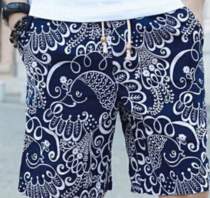 Summer fashion high quality pure cotton linen beach pants