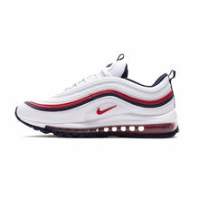 Load image into Gallery viewer, Nike Air Max 97 White Red Bullet Men Running Shoes Air Cushion Leisure Time Shoes Comfortable Sports Sneakers #921733-102