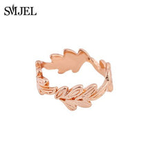 Load image into Gallery viewer, SMJEL 2019 New Fashion Boho Double Lines V Chevron Rings For Women&#39;s Gift Simple Geometric Bague Dainty Rings Femme Jewelry R248