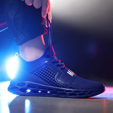 Load image into Gallery viewer, Casual Shoes Men Sneakers 2019 Summer Comfortable Breathable Slip on Black Mesh Shoes Male Light Chaussures Homme Big Size 39-48