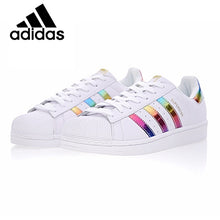 Load image into Gallery viewer, Original Authentic Adidas SUPERSTAR Shamrock Men and Women Unisex Skateboarding Shoes Designer Lightweight Good Quality S81015