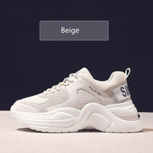 Load image into Gallery viewer, Dumoo 2019 Spring Sneakers Women Shoes Breathable Casual High Heel 6cm Platform White Shoes Lady Shoes Zapatillas Mujer Trainers