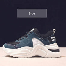 Load image into Gallery viewer, Dumoo 2019 Spring Sneakers Women Shoes Breathable Casual High Heel 6cm Platform White Shoes Lady Shoes Zapatillas Mujer Trainers