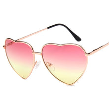 Load image into Gallery viewer, Classy Love Glasses Women Designer Sunglasses Heart Metal Frame Fashion Ladies Eyewear