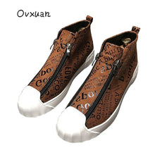 Load image into Gallery viewer, OVXUAN 2019 High Top Sport Loafers Shoes Men Luxury Brand Handmade Totem Street Men Sneakers Fashion Party Men&#39;s Dress Shoes