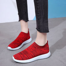 Load image into Gallery viewer, New Women Sneakers Plush Size Fashion Slip On Female Vulcanize Shoes 2019 Breathable Soft Summer Flat Casual Shoes Women VT223