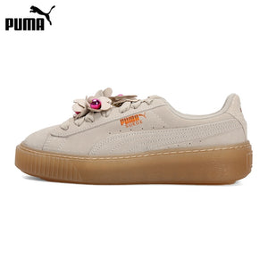 Original New Arrival Puma Platform Flower Tassel Wns Women's Skateboarding Shoes Sneakers